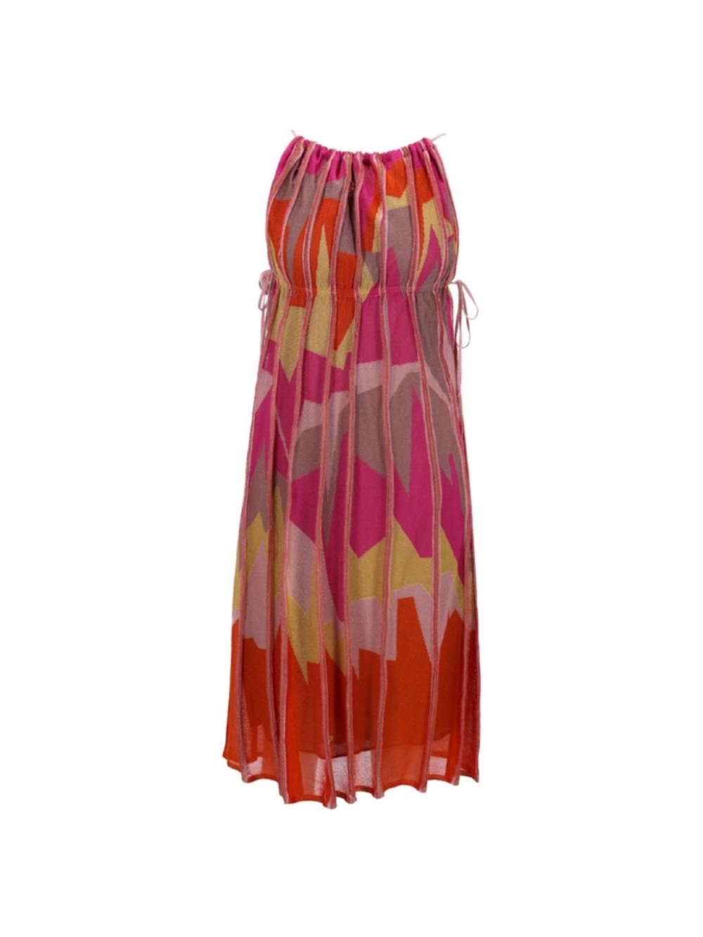 New without tags MISSONI NWOT Midi Dress Pink Orange Gold